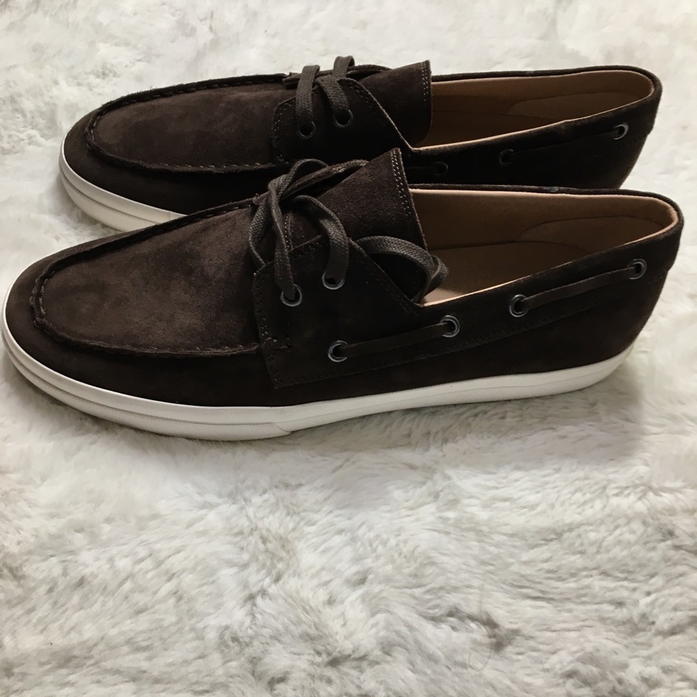 Vince Ferry deal brown suede boat shoes size 11